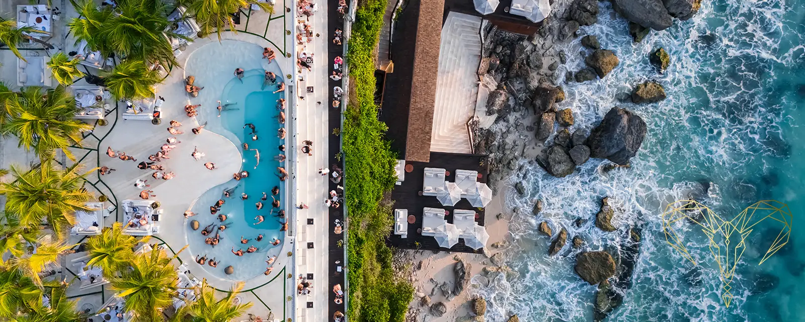 Infinity pool at El Kabron Bali